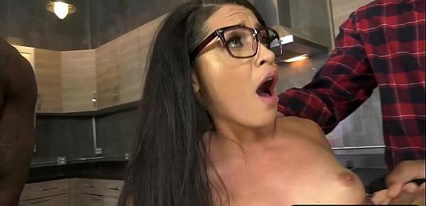  Avi Love destroyed in front of husband by giant black cocks